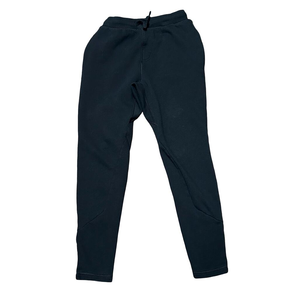 Alo Triumph Sweatpant Jogger Mens Sz Medium Zip Pockets Black Athleisure Lounge